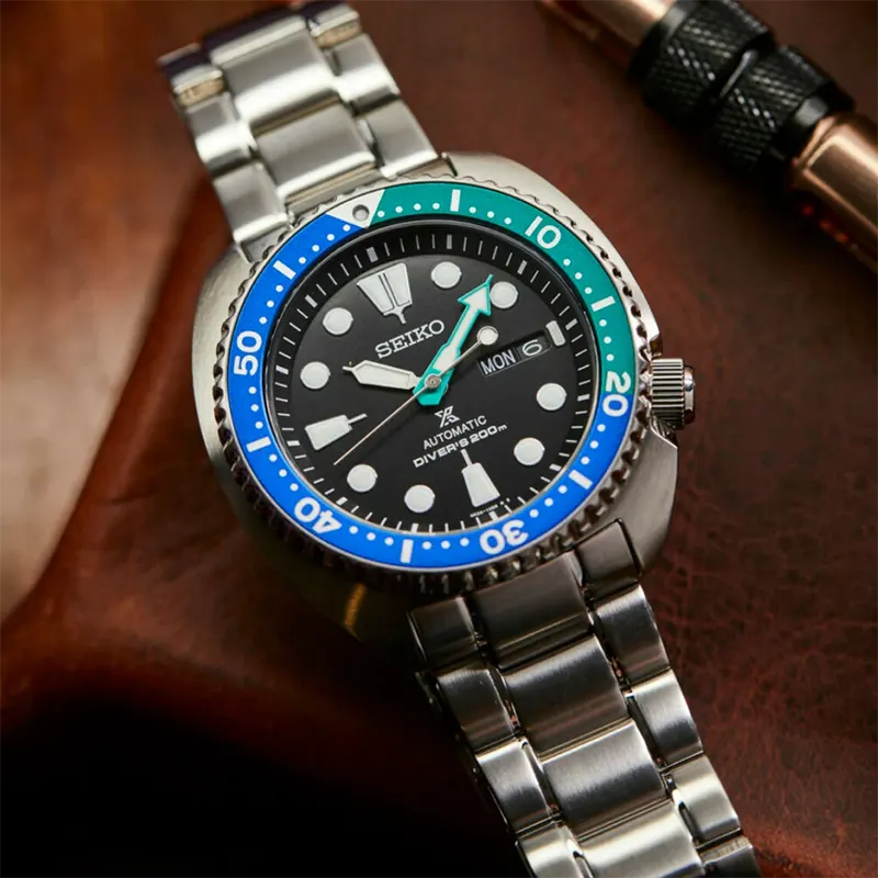 Seiko Men's  Prospex Turtle Special Edition 'Tropical Lagoon' Watch | SRPJ35